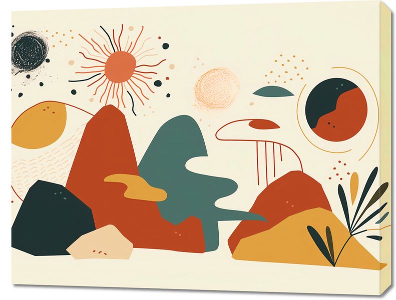 Obraz 90x70cm Kosmos Barw zdjęcie 1