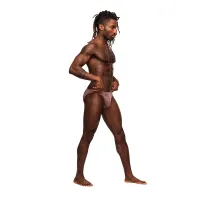 male power moonshine sm slipy męskie z wycięciem, niska talia, czarne