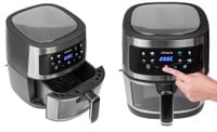 Frytkownica Beztłuszczowa Air Fryer 5L 1600W Bezolejowa 8 Programów Panel
