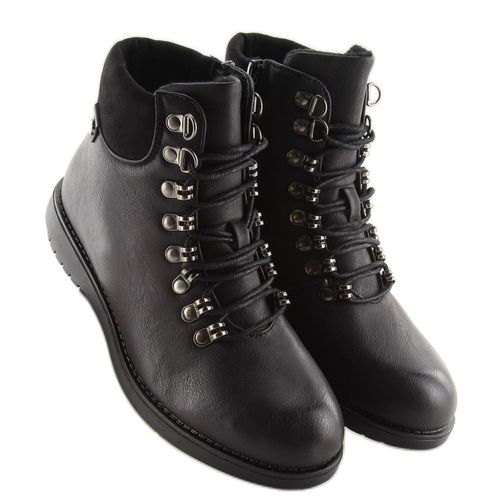 Botki traperki czarne 3971 black r.41 na Arena.pl
