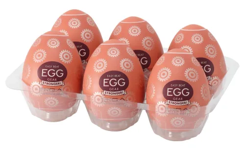 tenga egg gear hb - zestaw 6 elastycznych kapsuł intymnych na Arena.pl