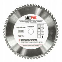 TARCZA WIDIOWA 315x30,0 PIŁA DO CIĘCIA DREWNA 60 T