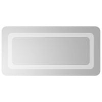 Lustro łazienkowe z LED, 30x60 cm