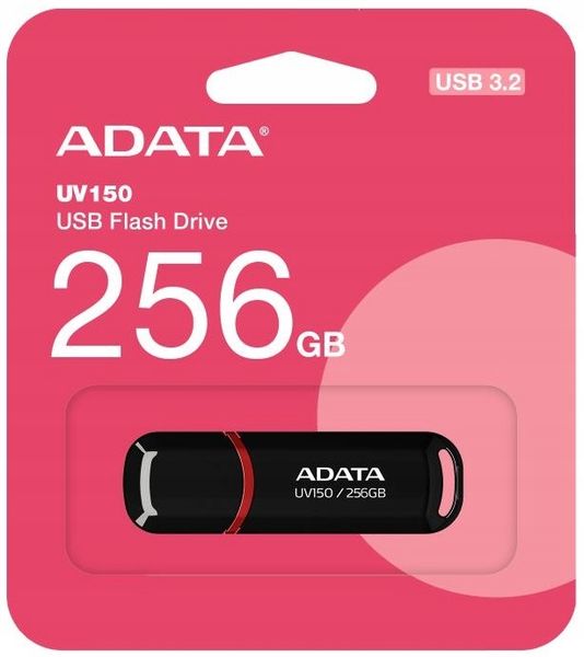 Pendrive ADATA UV150 256GB czarny USB 3.2 zdjęcie 1