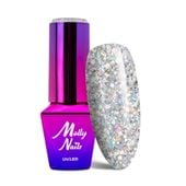 Lakier hybrydowy LED/UV Gel Polish MollyNails Luxury Glam Nr 545 8g