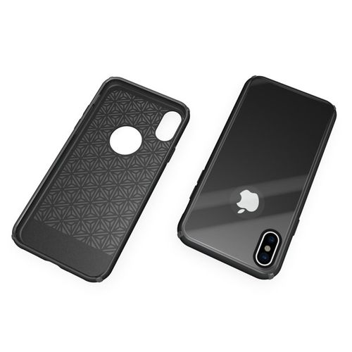 TEMPERED GLASS CASE IPHONE X CZARNY na Arena.pl