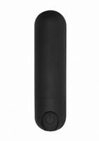 10 speed rechargeable bullet - black