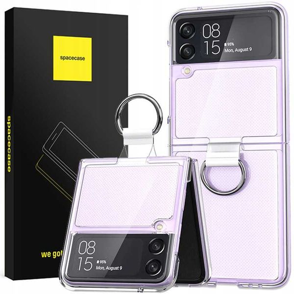 Spacecase Clear Ring Case Galaxy Z Flip 4 zdjęcie 1