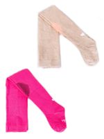 Rajstopy dziewczęce do raczkowania ABS zebra i buźka 2PAK 86-92