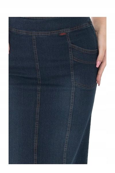 SPÓDNICA JEANS MAXI (38-58) KOLORY r.46 zdjęcie 2