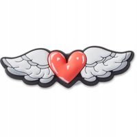 Crocs Przypinka Ozdoba Pin Charms Jibbitz Do Butów Heart Wings Doodle