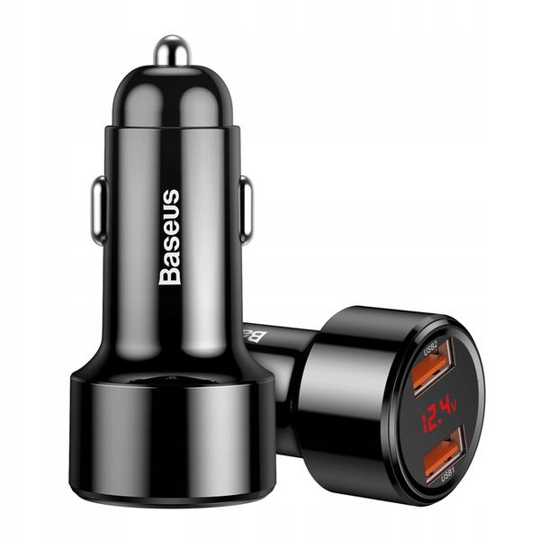 Baseus ładowarka samochodowa Magic PPS QC 3.0+ USB + PD czarna 45W zdjęcie 7