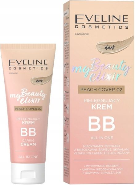 Eveline Krem BB My Beauty Elixir Peach 02 zdjęcie 1