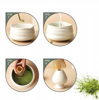 ZESTAW DO MATCHY, MATCHA TRZEPACZKA UCHWYT, MIOTŁĄ MATCHA MISKĄ DO MATCHY