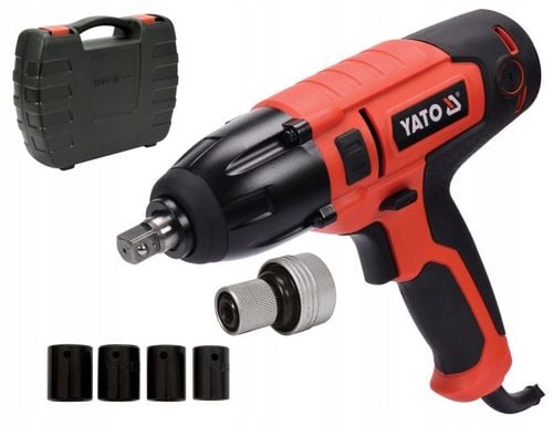 YATO ELEKTRYCZNY KLUCZ UDAROWY 450W 1/2 +10 NASADEK GEKO + ADAPTER na Arena.pl