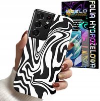 ETUI DO SAMSUNG S21 ULTRA - ABSTRAKCJA ZEBRA WZORY DLA KOBIET + FOLIA