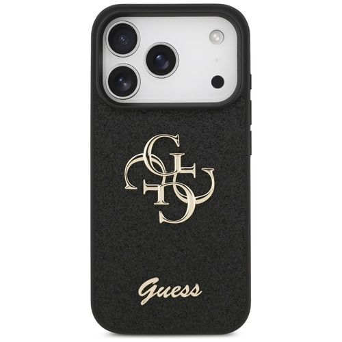Etui Guess Fixed Glitter Big 4G do iPhone 17 Pro czarny na Arena.pl
