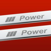 Listwa progowa BMW 3 SERIES E30 M POWER Stal nierdzewna 304 połysk 2szt