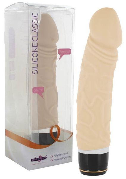 Wibrator Silikonowy Gruby Silicone Classic zdjęcie 1