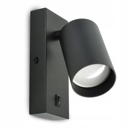 Lampa Ścienna Kinkiet z Włącznikiem Tuba Metal SPOT LED GU10 na Arena.pl