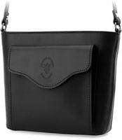 Włoska Torebka Damska Skórzana Listonoszka Skóra Naturalna Vera Pelle