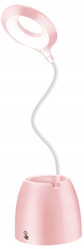 lampka biurkowa różowa z pojemnikiem na Arena.pl