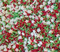 POSYPKA CUKROWA - ŚWIĄTECZNY MIX 3 śnieżynki 50g