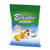 Beskidzkie Orzeszki o smaku śmietanki z cebulką 70 g