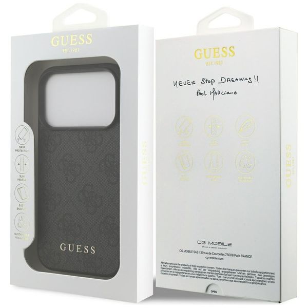 Etui Guess 4G Classic do iPhone 17 Pro czarny zdjęcie 8