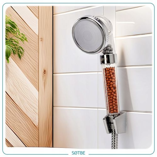 Słuchawka prysznicowa Wysokociśnieniowa 3W1 z filtrami Oszczędzająca Wodę na Arena.pl