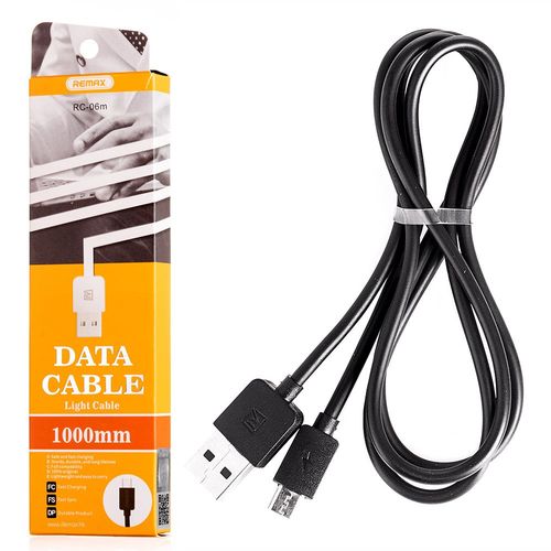 Remax Light Data Cable RC-006m kabel USB micro USB 1M czarny na Arena.pl