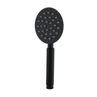 Słuchawka prysznicowa 1-funkcyjna WEZER WKY-16-BLACK