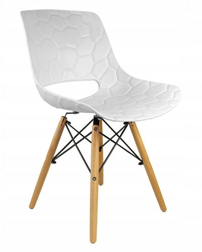 Zestaw 2 krzeseł Tortuga białe na Arena.pl