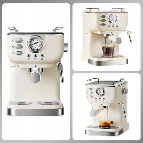 Ekspres do kawy Ciśnieniowy Automatyczny 20bar 1350W 1.5L +Spieniacz Mleka na Arena.pl