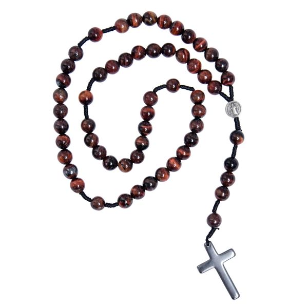 Różaniec z kamieni bawole oko RT-29 zdjęcie 1