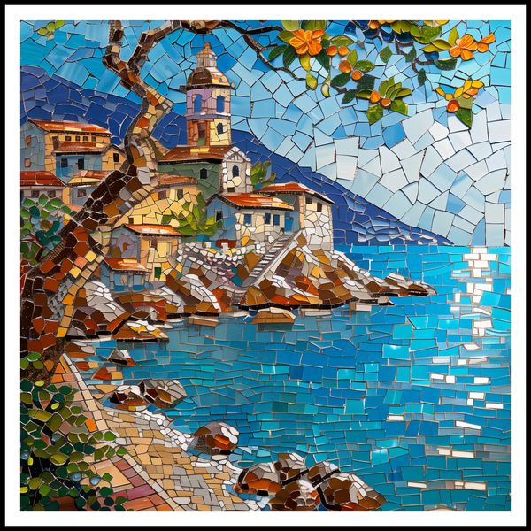 Plakat 100x100cm Mozaikowa Układanka zdjęcie 3