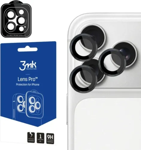 apple iphone 17 pro /17 pro max- 3mk lens protection pro black na Arena.pl