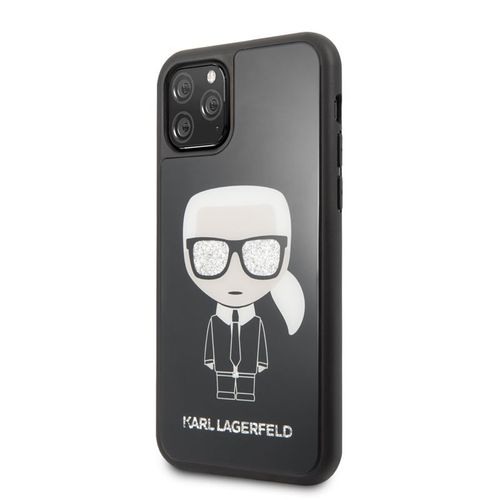 Karl Lagerfeld Double Layer Glitter Iconic - Etui iPhone 11 Pro na Arena.pl