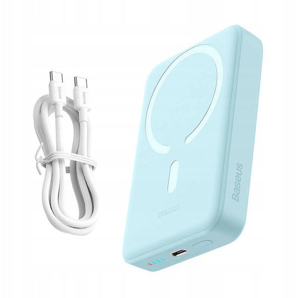 BASEUS MAGNETYCZNY POWERBANK MAGSAFE 10000MAH ŁADOWANIE INDUKCYJNE QC 30W zdjęcie 1