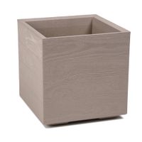 Donica Skrzynka Kwietnik Taras struktura DREWNA 40x40x39cm