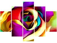 105CM 150CM OBRAZ 5 ELEM MAJSTERSZTYK DRUK