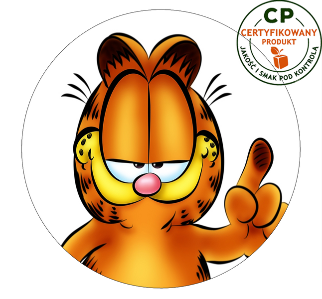 Opłatek na tort Garfield zdjęcie 1