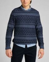 MĘSKI SWETER LEE CREW SEAS KNIT NAVY L83GNW35 M
