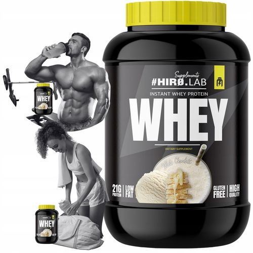 Białko koncentrat serwatkowe WPC 2000 g Instant Whey BIAŁA CZEKOLADA hiro na Arena.pl