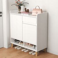NOWOCZESNA KOMODA SZAFKA BIAŁA POJEMNA MIEJSCE NA BUTY Z SZUFLADĄ LOFT