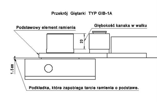 Giętarka GIB-1A do gięcia prętów do śred. 5-8 mm na Arena.pl
