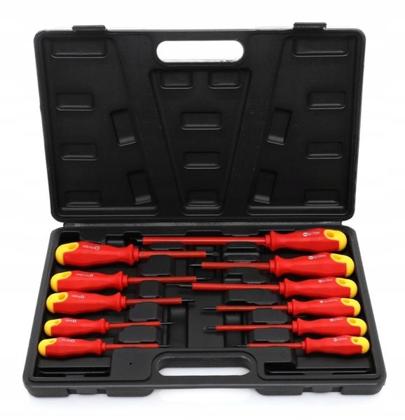 ZESTAW WKRĘTAKÓW WKRĘTAK ŚRUBOKRĘTY IZOLOWANE 11el zdjęcie 1