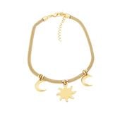 choker ze słońcem i księżycami (c21/wio/100au )