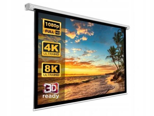 EKRAN PROJEKCYJNY RZUTNIKA 100" 200x150 cm PÓŁAUTOMAT 4:3 MACLEAN na Arena.pl