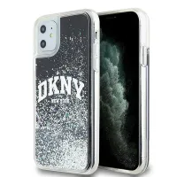 dkny dkhcn61lbnaek iphone 11 / xr 6.1czarny/black hardcase liquid